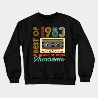 Best Of 1983 Limited Edition Birthday Crewneck Sweatshirt